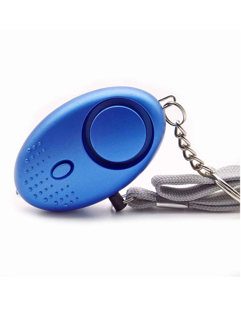 Personal Security Alarm, High Decibel Durable Self Defense Alarm, Portable Personal Safety Device With LED Lights, Mini Portable Keychain For Women Safety, (1pc, Blue)