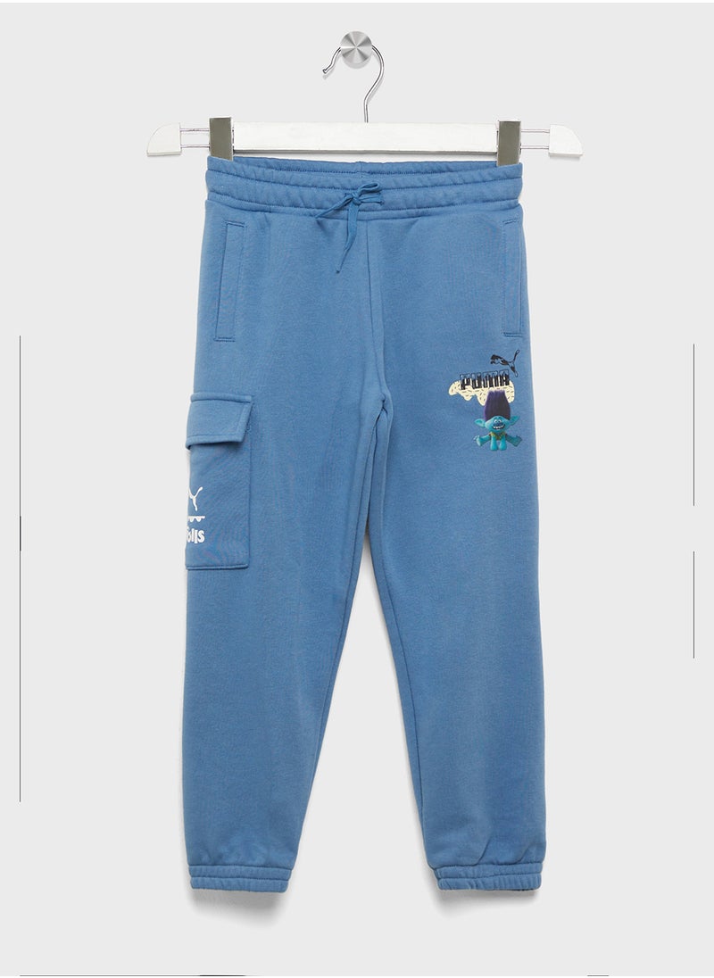 Kids Trolls Cargo Sweatpants