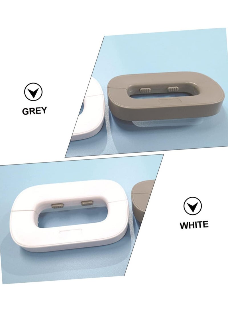 2 Sets 2 Pcs Security Lock Fridge Lock Cabinet Child Safety Locks Child Proof Fridge Skateboard Deck Blank Cabinet Door Lock White Cabinet Lock Baby Abs Refrigerator Door