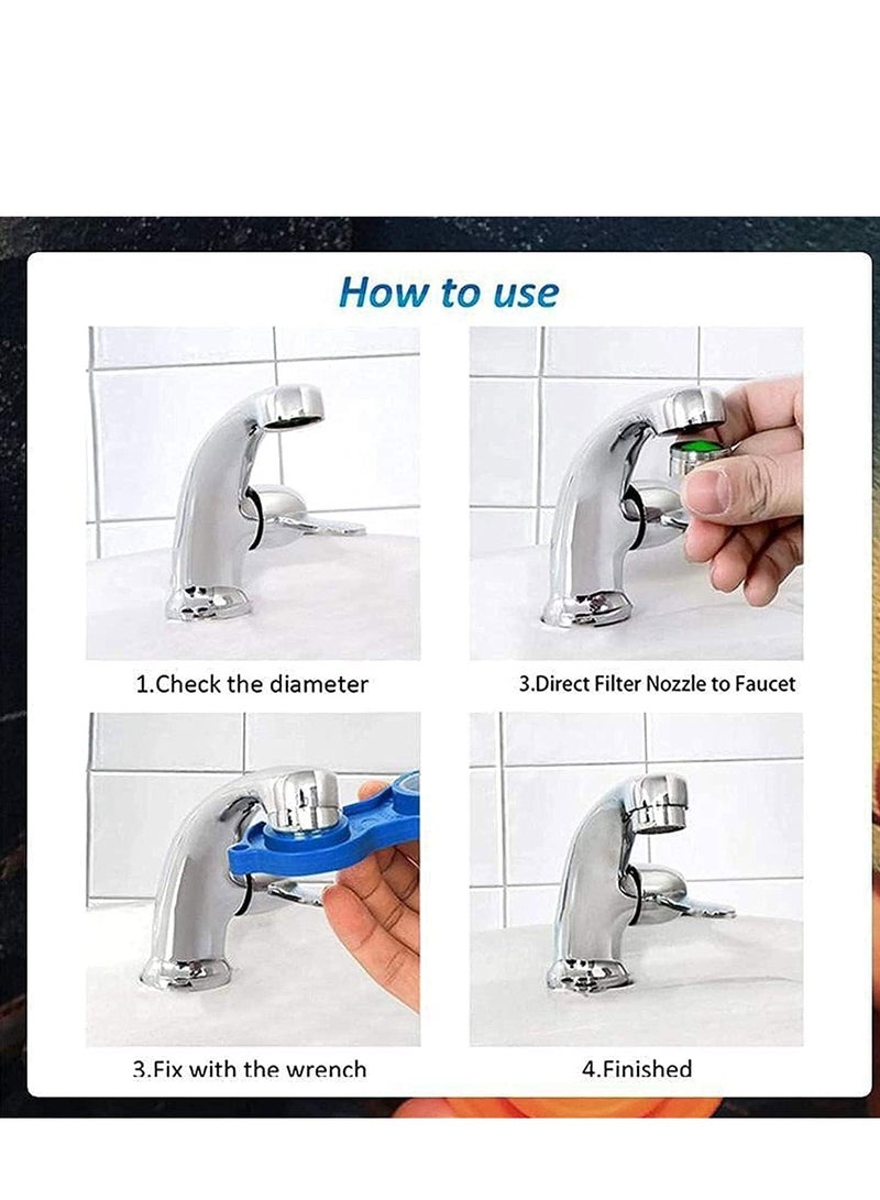 Portable Travel Shattaf, Travel Shattaf Portable Bidet Sprayer Toilet Sprayer, Shatafa Set with Hose and Adaptors for Faucets, Easy to Install upto 2.5M Extendable Pipe