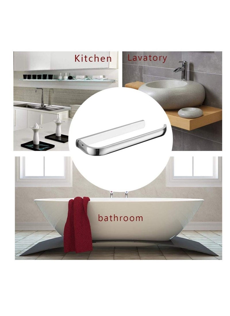 Bathroom Towel Bar, Towel Holder Wall Mounted, Polished Chrome Bathroom Accessories Fixtures, Rustproof Wall Mounted Towel Rack, With Mounting Accessories (12 Inch)