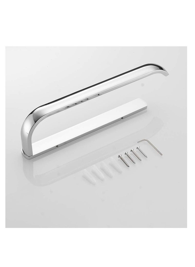 Bathroom Towel Bar, Towel Holder Wall Mounted, Polished Chrome Bathroom Accessories Fixtures, Rustproof Wall Mounted Towel Rack, With Mounting Accessories (12 Inch)