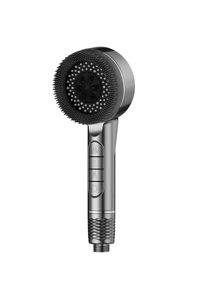 Massage Water Saving Plastic SPA Retro Shower Head Grey Color Bathroom Rain Shower Head Waterfall Shower