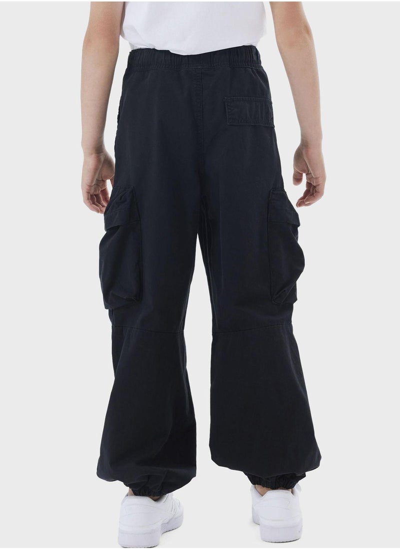 Kids Pocket Detail Cargo Pants