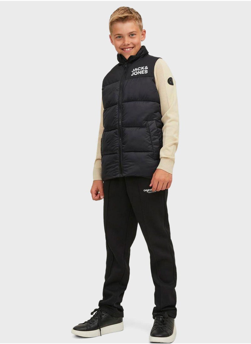 Kids Logo Puffer Down Jacket