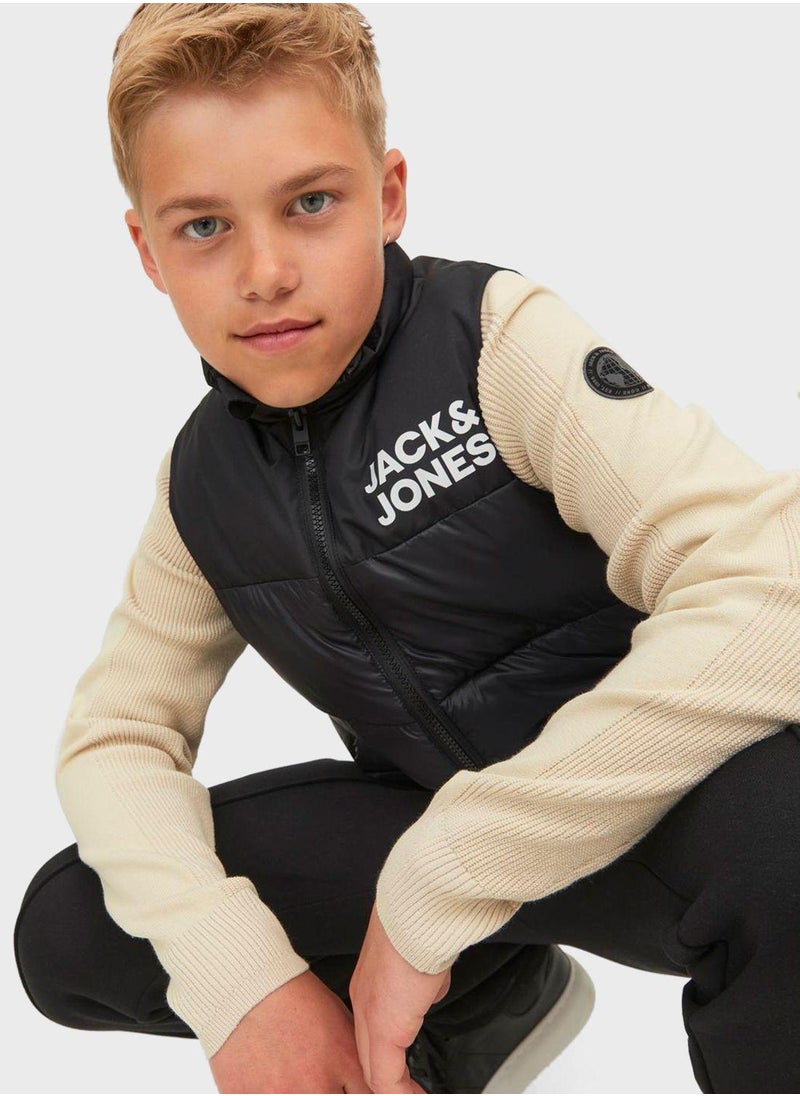 Kids Logo Puffer Down Jacket