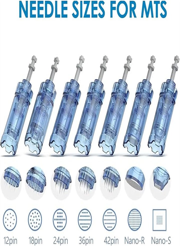 10-pack Dr.Pen Microneedle Pen Needle Cartridges - Compatible with Dr.Pen A9, A11, A8S, M8S models, Disposable Replacement Parts with Bayonet (42 Needles)