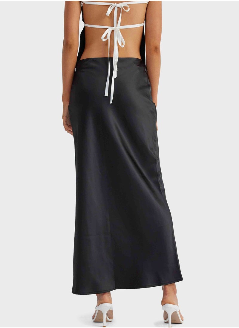 High Waist Maxi Skirt