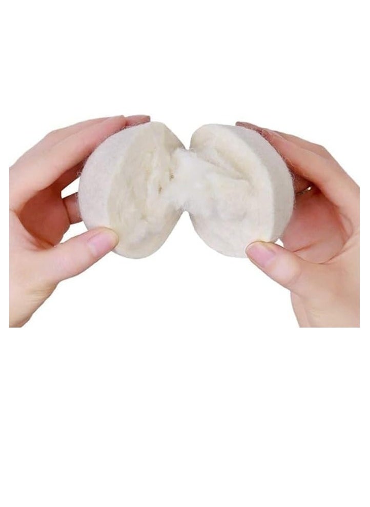 Organic Wool Dryer Balls for Wrinkle-Free New Zealand Wool Reduce Drying Time Eliminate Static Softner Washing and Indulge Your Senses with A Fresh Laundry Experience