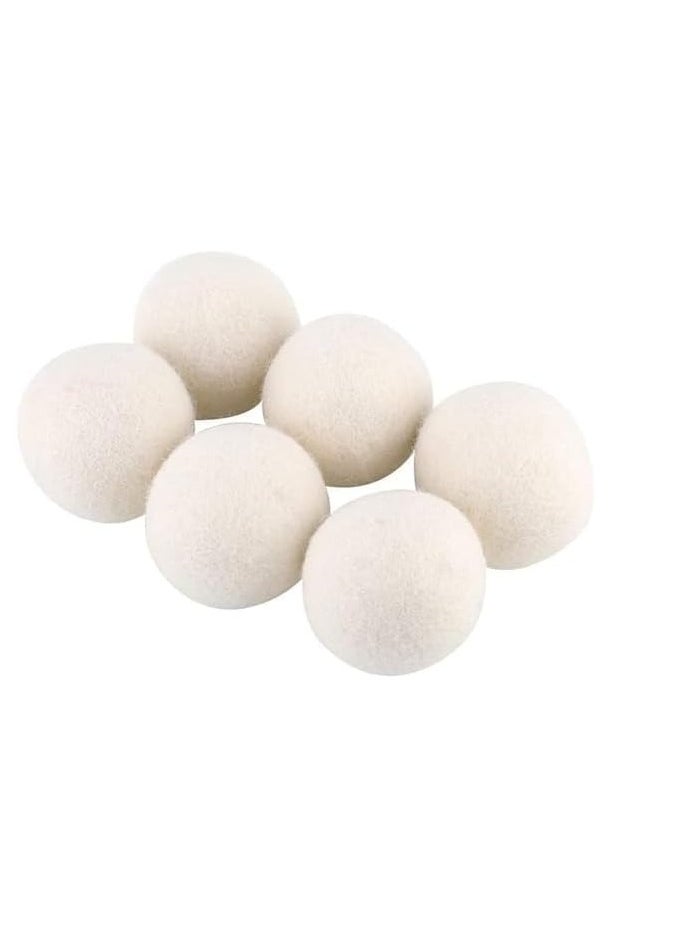 Organic Wool Dryer Balls for Wrinkle-Free New Zealand Wool Reduce Drying Time Eliminate Static Softner Washing and Indulge Your Senses with A Fresh Laundry Experience