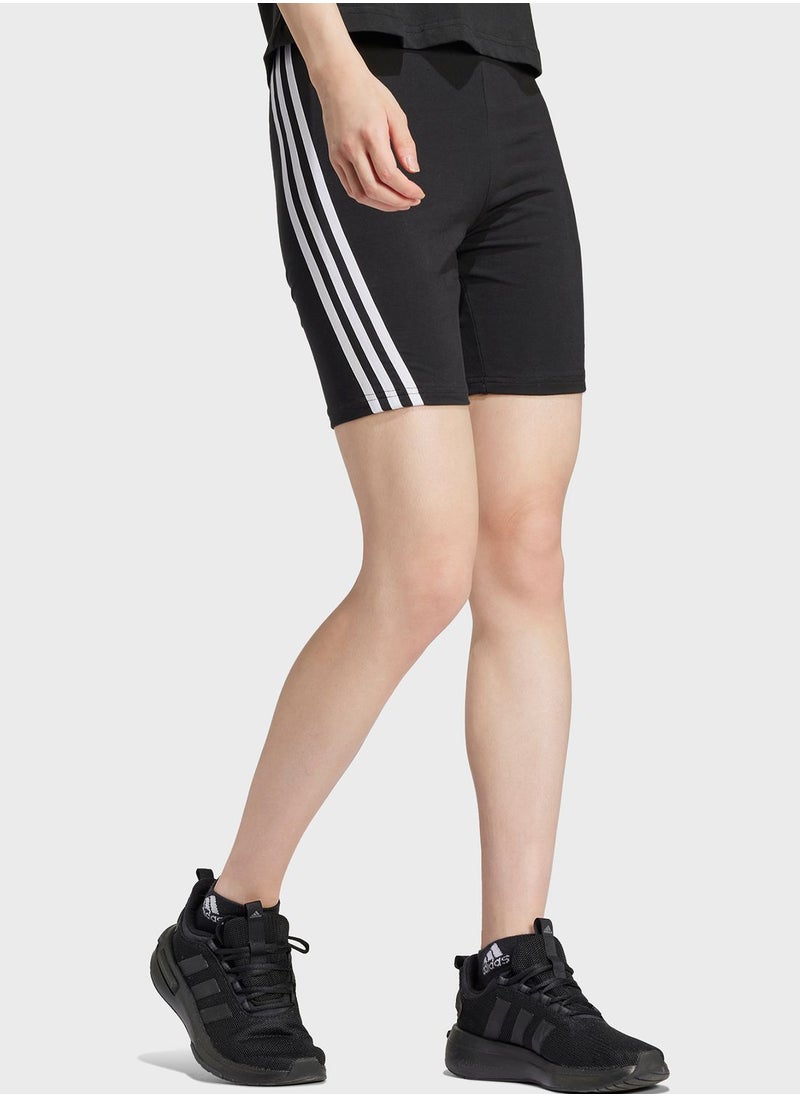 Future Icon 3 Stripe Biker Shorts