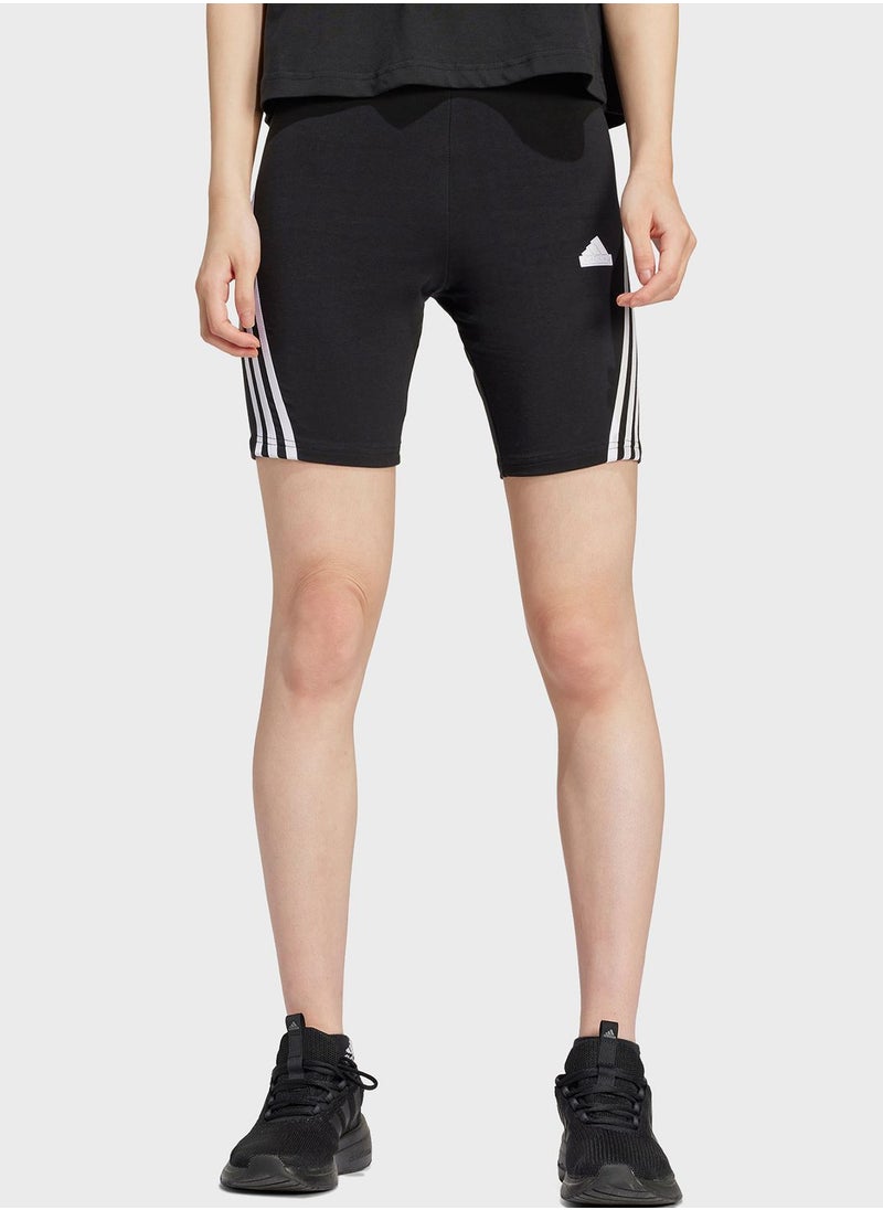 Future Icon 3 Stripe Biker Shorts