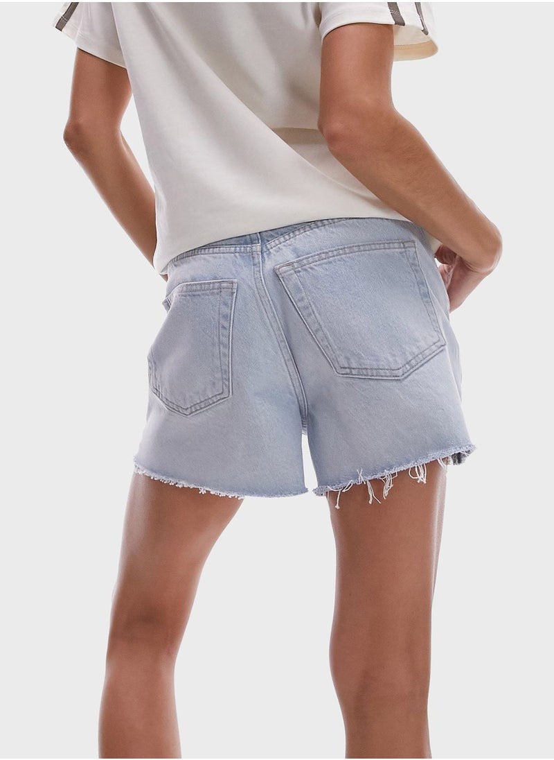 High Waist Mom Shorts