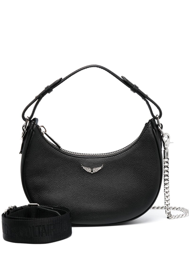 ZADIG & VOLTAIRE logo-plaque leather crossbody bag