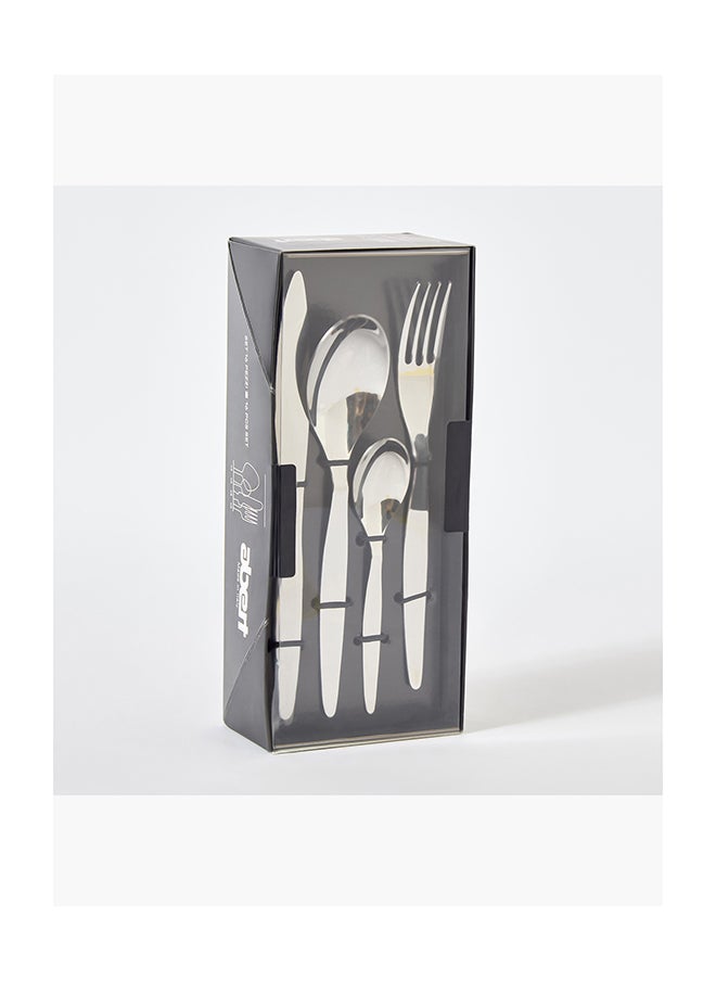 Lito Wave 16-Piece 18/10 Stainless Steel Cutlery Set -