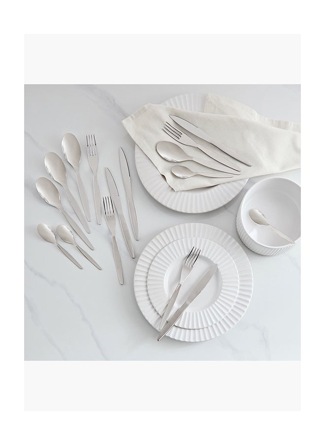 Lito Wave 16-Piece 18/10 Stainless Steel Cutlery Set -