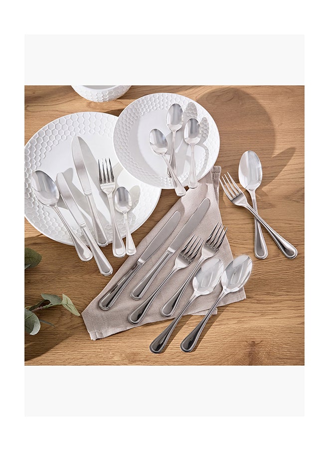 Ridge 16-Piece 18/10 Stainless Steel Cutlery Set -