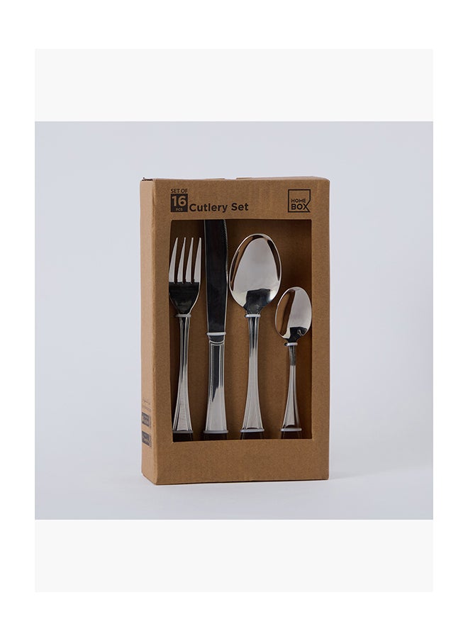 Ridge 16-Piece 18/10 Stainless Steel Cutlery Set -