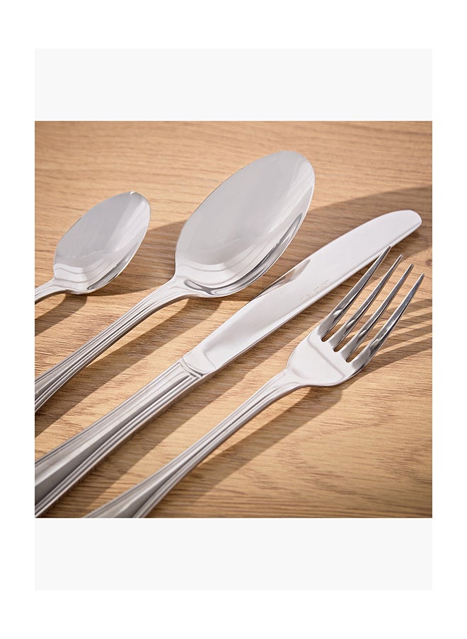 Ridge 16-Piece 18/10 Stainless Steel Cutlery Set -