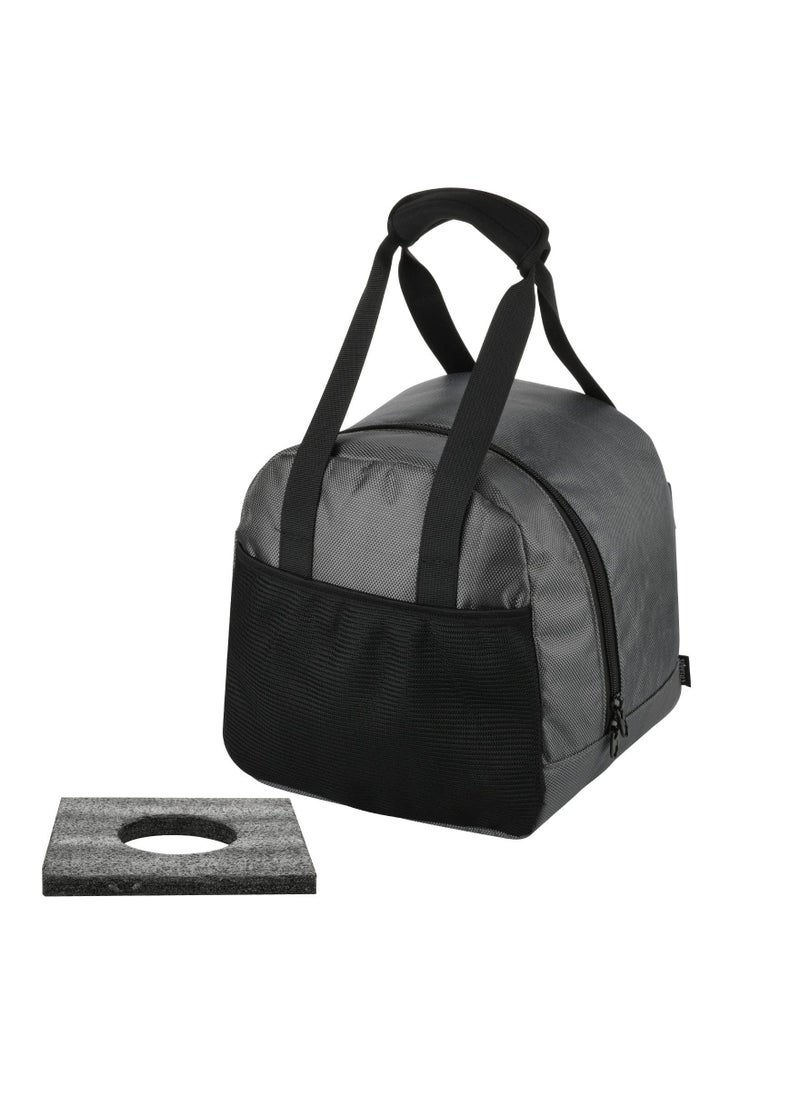 Bowling Ball Tote Bowling Bag with Padded Ball Holder with Large Accessory Pocket Fits as Add One Bowling Ball Bag to Roller Bag Fits Also as Single Pair of Bowling Shoes