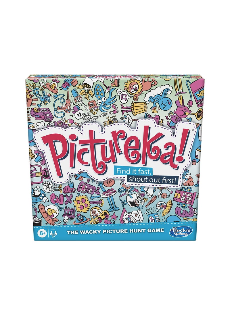 Hasbro Pictureka Game, Picture Game, Board Game for Kids, Fun Family Board Games, Board Games for 6 Year Olds and Up, Fun Board Game for Kids