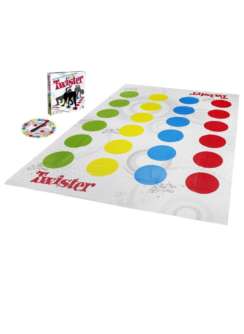 Twister Game, Family And Kids Party Game, Twister Board Game Ages 6 And Up, Indoor And Outdoor Classic Game