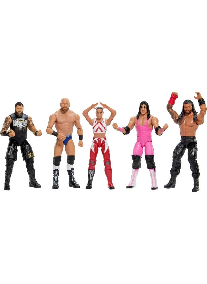 Mattel WWE Action Figure 6inch Collectible Roman Reigns with 10 Articulation Points  LifeLike Look