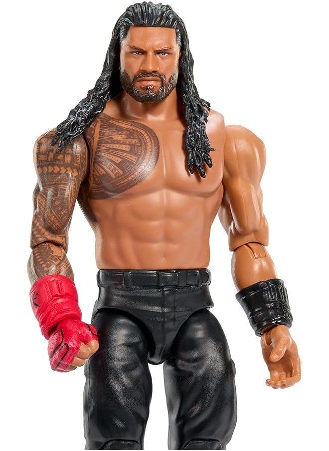 Mattel WWE Action Figure 6inch Collectible Roman Reigns with 10 Articulation Points  LifeLike Look