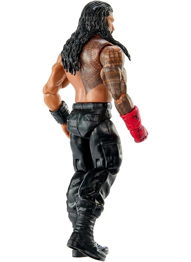 Mattel WWE Action Figure 6inch Collectible Roman Reigns with 10 Articulation Points  LifeLike Look