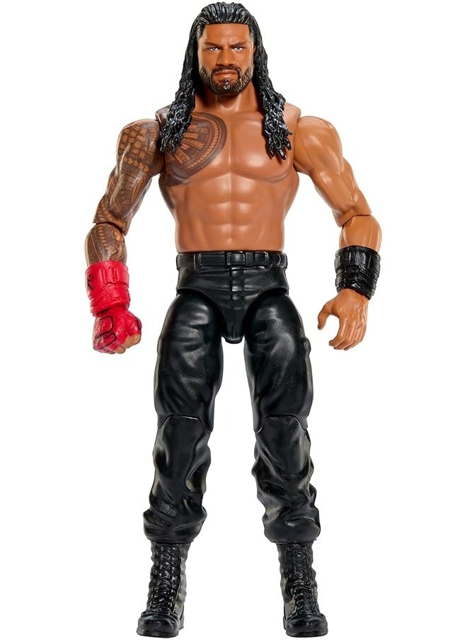 Mattel WWE Action Figure 6inch Collectible Roman Reigns with 10 Articulation Points  LifeLike Look