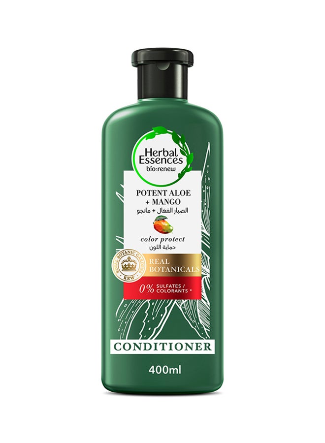 Color Protect Sulfate Free Potent Aloe Vera And Mango Natural Conditioner For Dry Hair 400ml