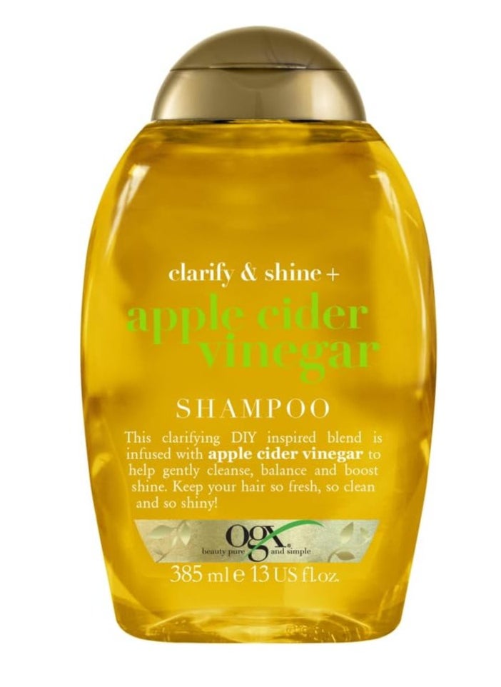 Clarifying and Shine Apple Cider Vinegar Shampoo 385ml