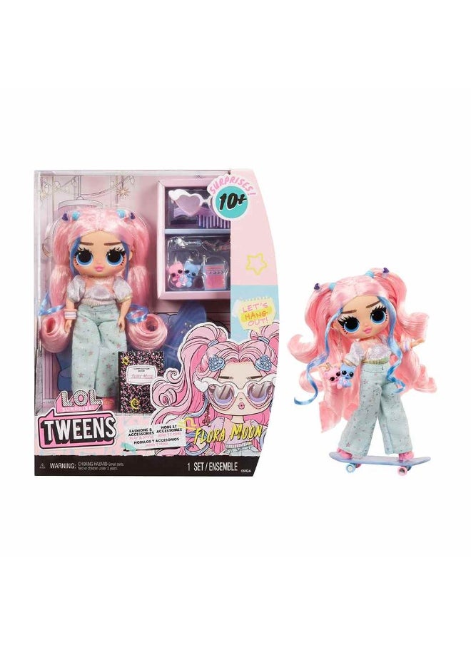 Tweens Flora Moon Fashion Doll With 10 Surprises (16.5 Cm)