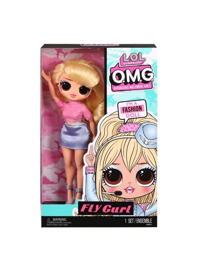 Omg World Travel Fly Gurl Fashion Doll Set