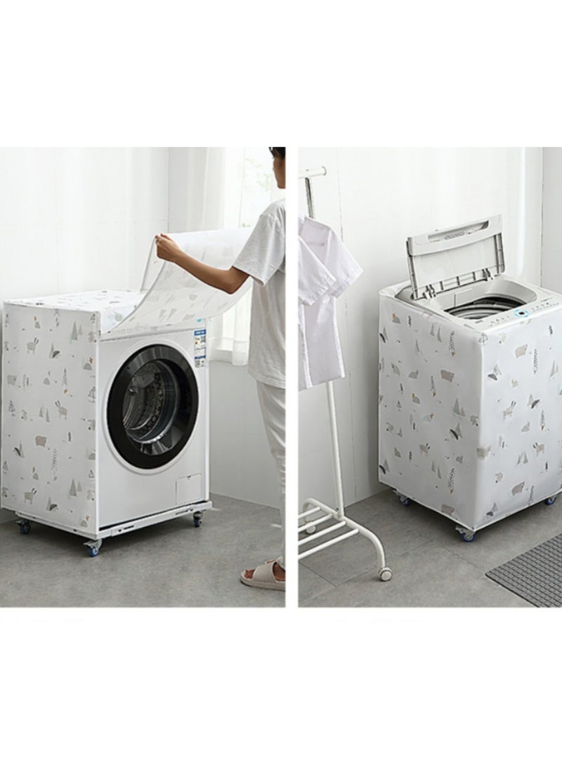 Washing And Drying Integrated Machine Cover Dryer Cover Washing Machine Cover Dust Cover Waterproof And Sunscreen Cover