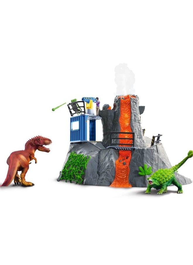 Dinosaurs Volcano Expedition Base Camp Playset