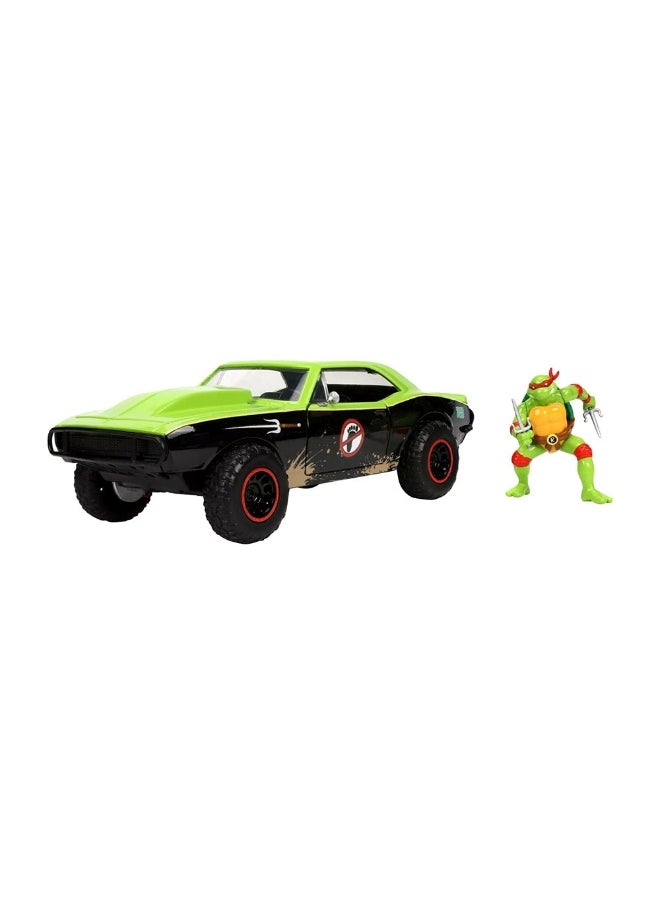 Jada Metal Die-Cast Chevrolet Camaro Car With Raphael Figure (1:24)