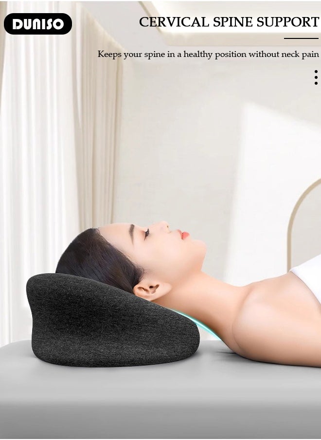 Face Down Pillow, Desk Napping Pillow, Breathe Easy Face Down Pillow After Surgery, Versatile Travel Pillow,Massage Pillow Face Down, Comfortable Breathable Cover for Sleeping, Massage Headrest, Office, Car, Airport