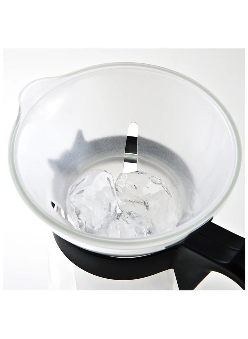 V60 Glass Iced Coffee Maker 700ml, Black