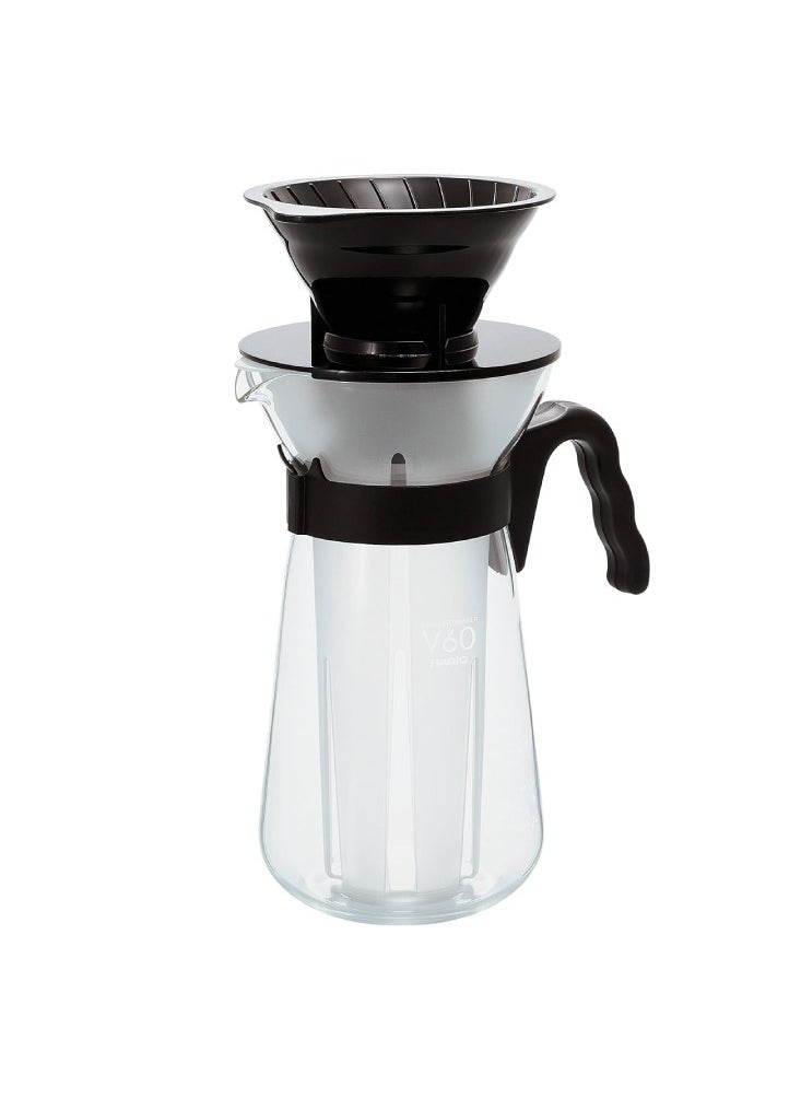 V60 Glass Iced Coffee Maker 700ml, Black