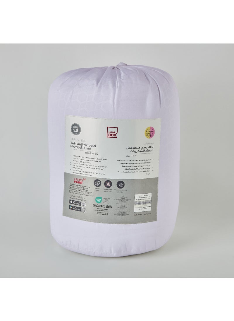 PureShield Twin Antimicrobial Microfibre Duvet 150 x 220 cm