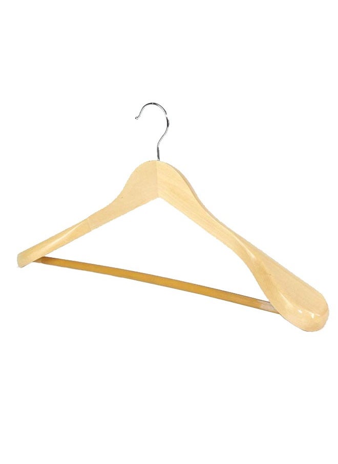 Pack of 5 Non-Slip Swivel Hook Wooden Hangers For Coat