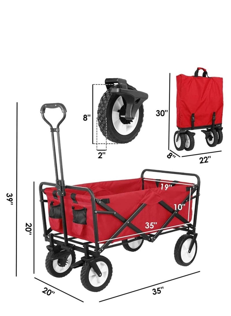 Multifunctional Folding Shopping Cart Trolley