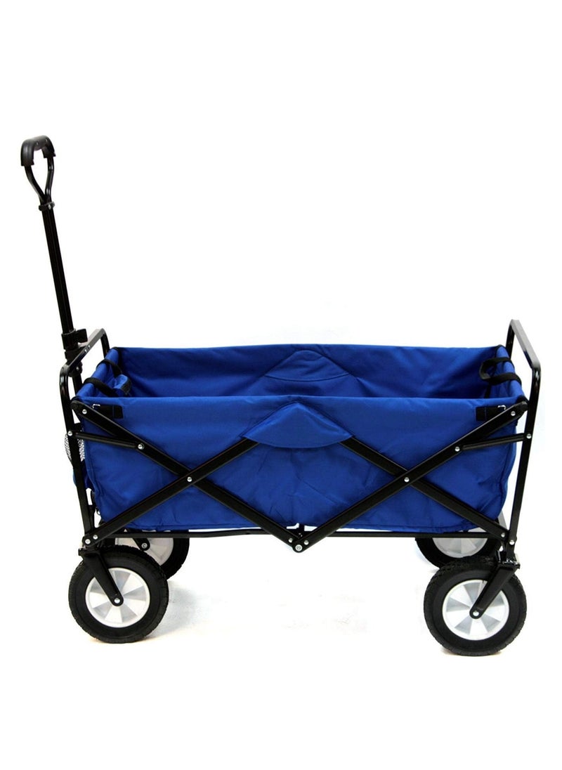 Ultra-Convenient Folding Wagon with Large Capacity and Easy Transport For Loading Water Cans, Shopping Items, Heavy Items