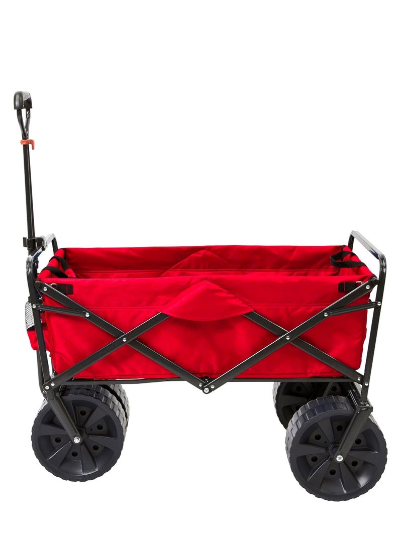 Collapsible Utility Wagon Cart Outdoor Garden Shopping Camping Cart