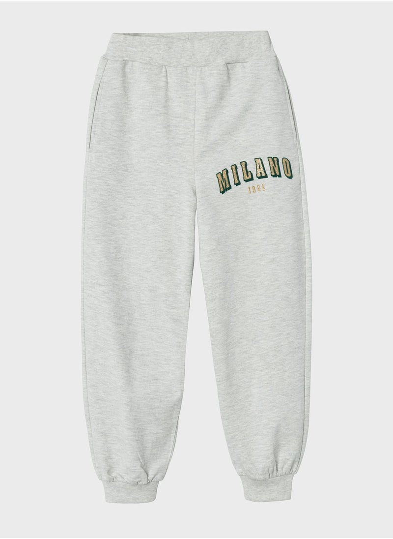 Kids Drawstring Sweatpants