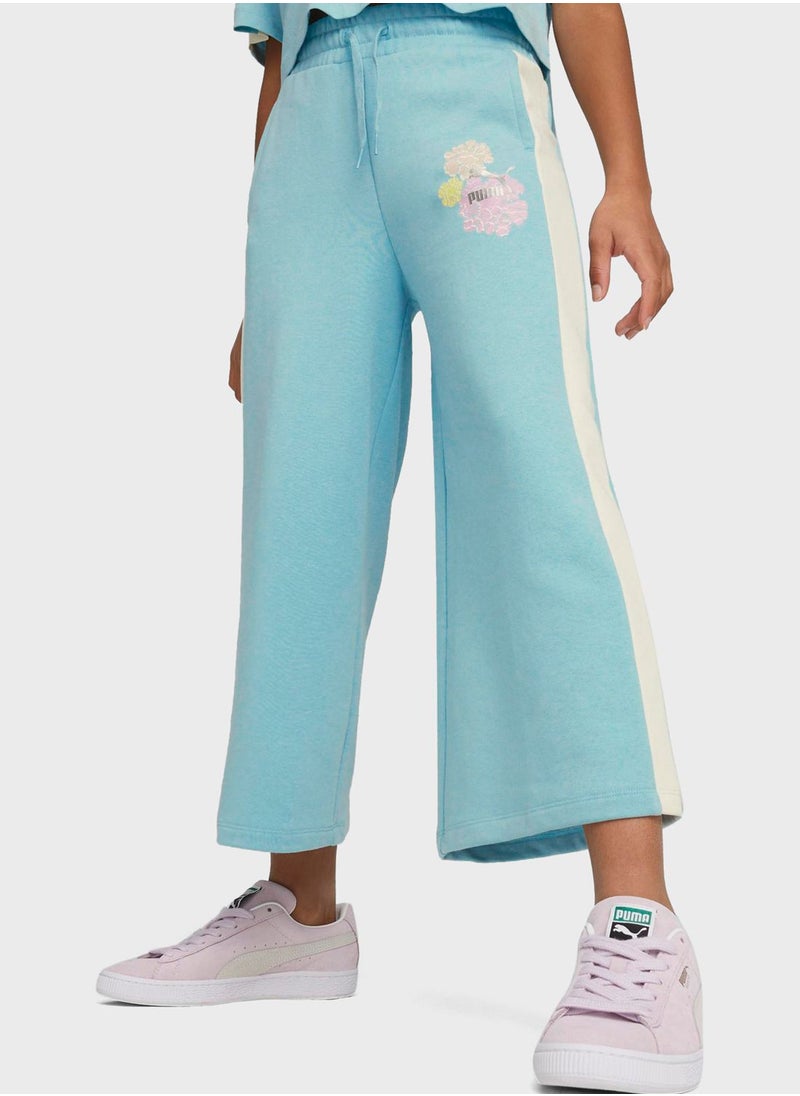 Kids T7 Snflr 7/8 Sweatpants