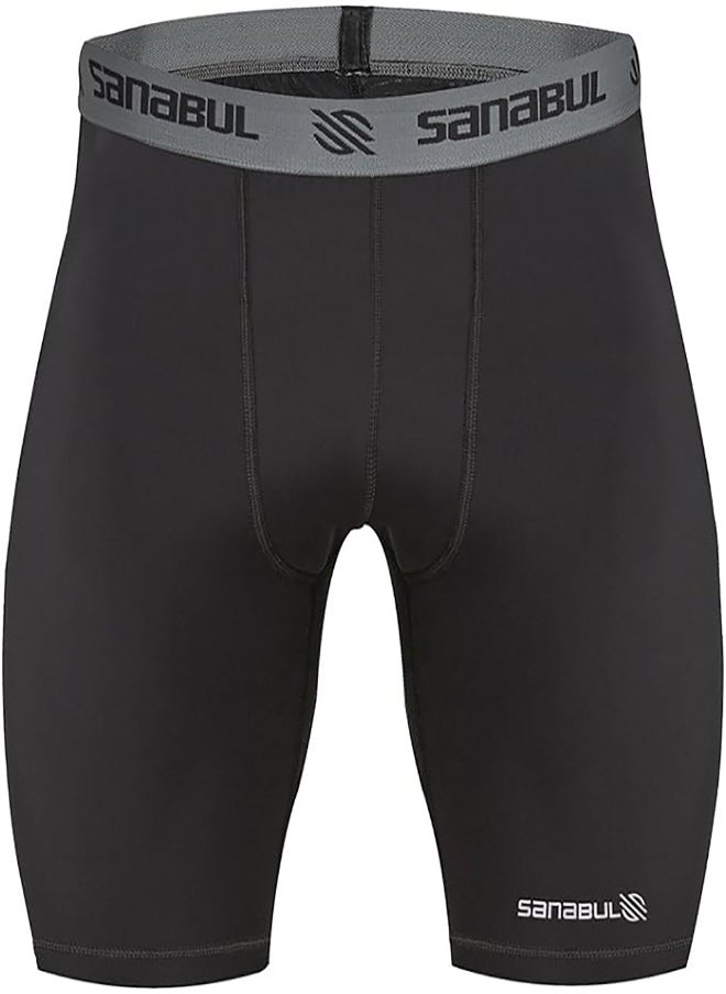 Men’s Compression Shorts | Tailored Fit for Martial Arts Mastery | Athlete-Endorsed, Breathable Performance Gear | Unleash Your Potential with Our Compression Shorts for Men (2X-Large, Black)