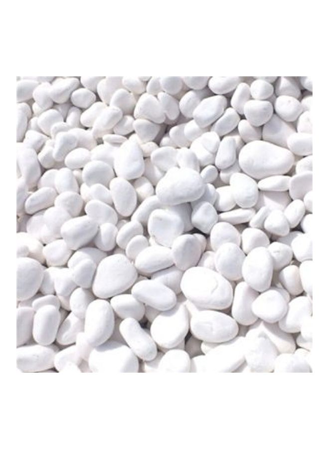 Decorative Garden Pebbles White