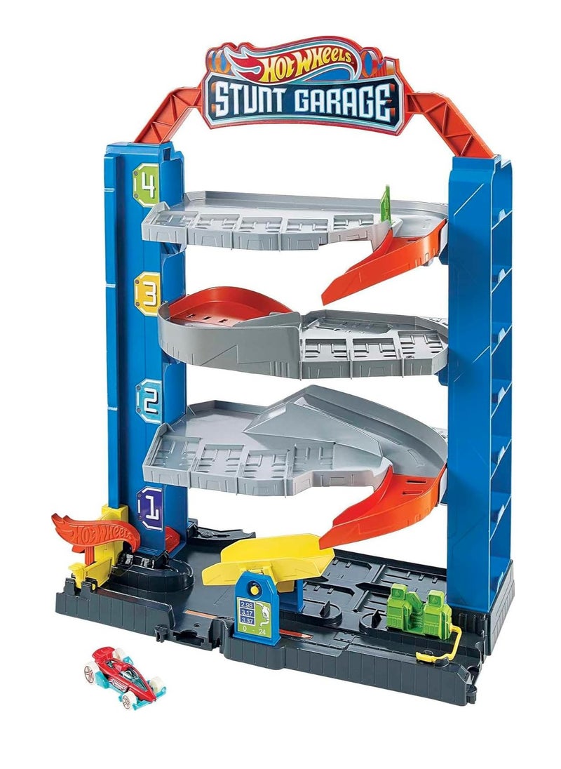 City Stunt Garage Play Set Gift Idea for Ages 3 to 8 years